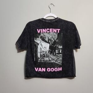 Vincent Van Gogh T Shirt Isaac Morris IML Cafe Terrace At Night Size Medium Crop